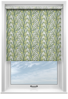 Palm Beach, White - Roller Blind